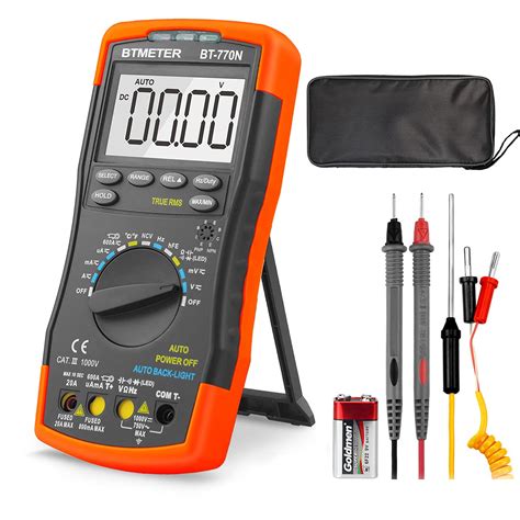 BTMETER BT-770N TRMS Auto Manual Ranging Multimeters, 6000 Counts ...