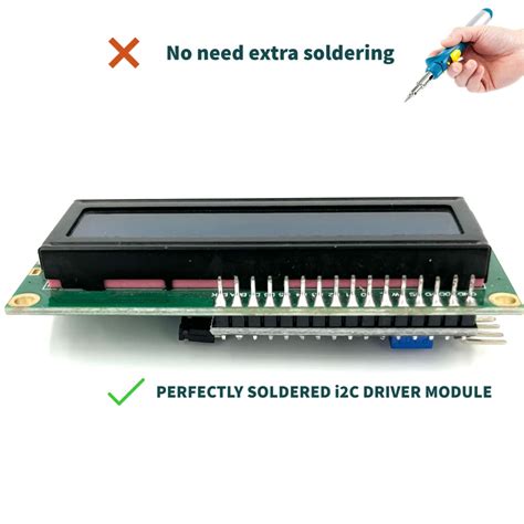 Buy PAGALCODER | 16x2 LCD Display with I2C Module | Compatatable with ...