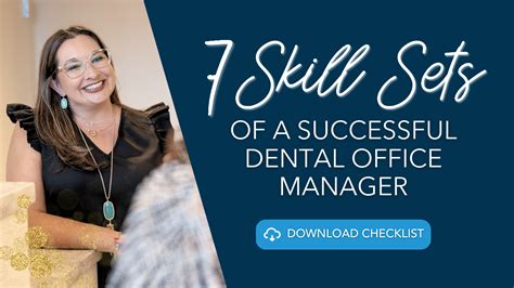 7 Skill Sets of a Successful Dental Office Manager Checklist | Free Download | AADOM
