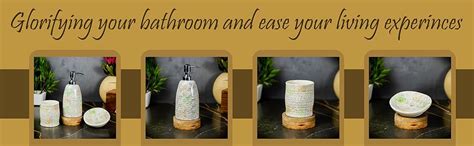 Kaolinite Ceramic Bathroom Accessories Set for Utility and Bathroom ...