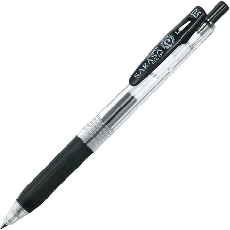 Zebra Sarasa Clip 0.5 Black P-JJ15-BK5 (5-Pen-Pack) : Amazon.in: Office ...