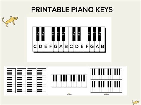 Image result for Piano Keyboard Chart Printable