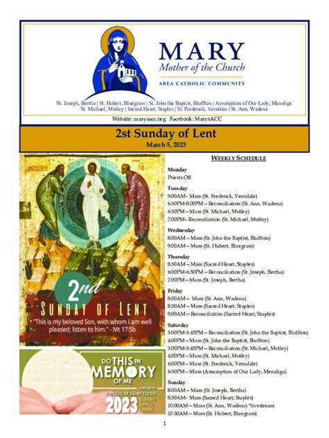 Fillable Online Churches in the Diocese of Saint Cloud Fax Email Print ...