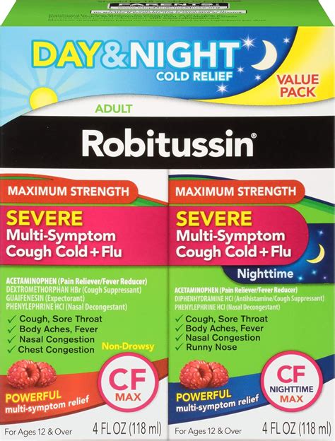 Robitussin Maximum Strength Severe Multi-Symptom India | Ubuy