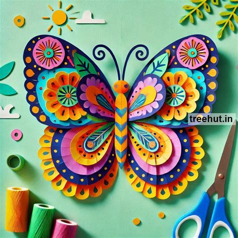 Butterfly Paper Craft Ideas, Spring Classroom Activities