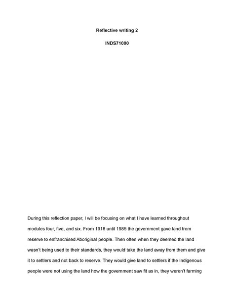 Writing a Reflection 的图像结果