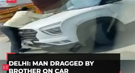 delhi road rage: Delhi: Man hit, dragged by car driven by brother in ...