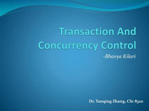 Introduction to Concurrency Transaction 的图像结果