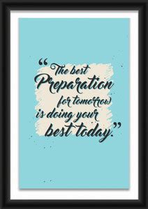 Poster Inspirational The Best Preparation sl-13075 (LARGE Poster, 36x24 ...