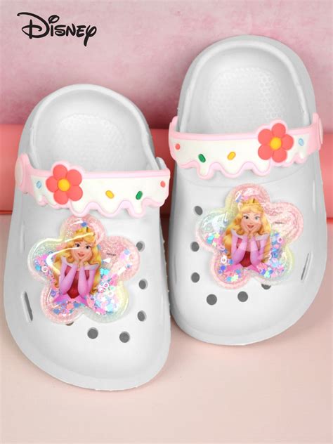 Yellow Bee Rapunzel White Clogs with Sequin Charms – Yellow Bee India