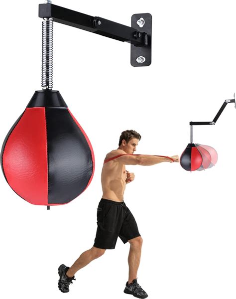 Speed Bag Boxing Punching Bag Wall Mount Height India | Ubuy