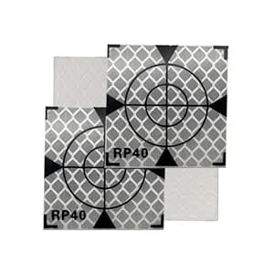 Liyuusi 40X40MM 100PCS Reflector Targets for Total Stations Paste Up ...