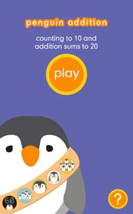 Image result for Penguin Addition Math App