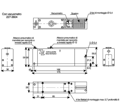 ZL212-Q SMC | SMC Vacuum Generator, 1.2mm nozzle , -84kPa 200L/min ...