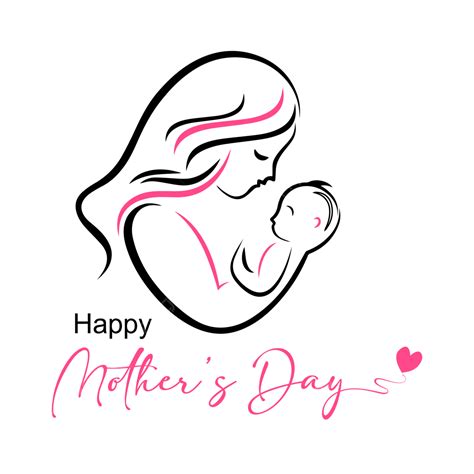 Happy Mothers Day Vector, Happy Mother S Day, Mother S Day ...