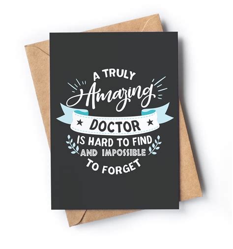 Thank You Card For Doctor