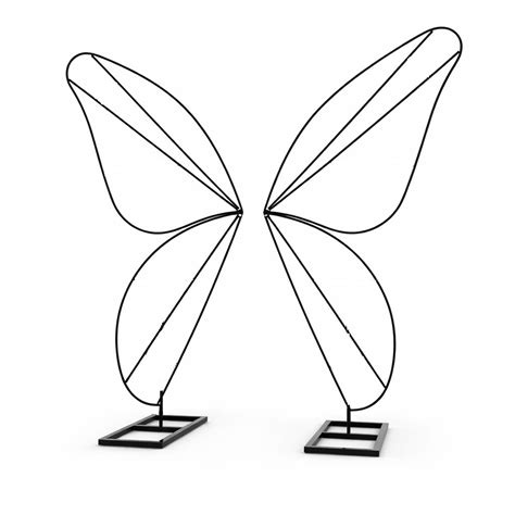 Anasay Wedding Arch Butterfly Metal Stand, 5 ft