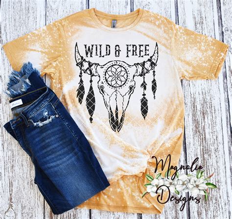 Buy Cow Skull SVG Wild and Free SVG Boho SVG Bull Native Online in ...