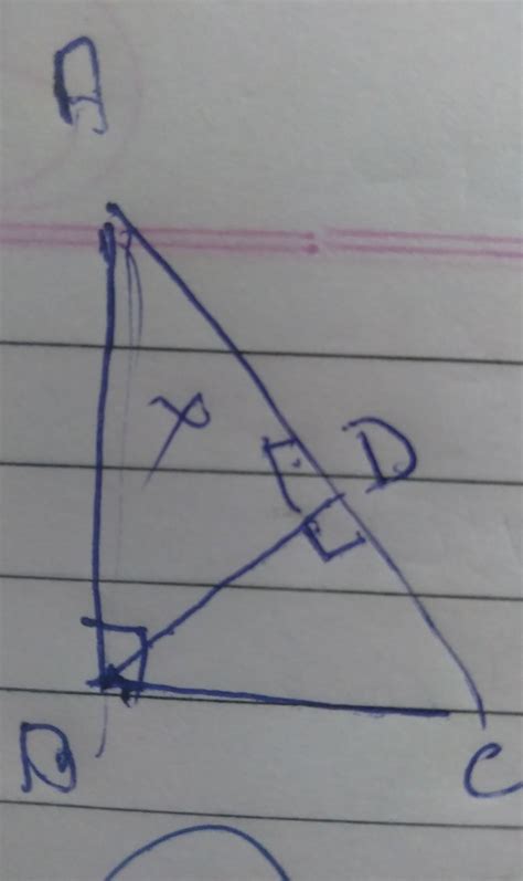 triangle ABC are A 90 digree Triangle and D is it s median prove that ...
