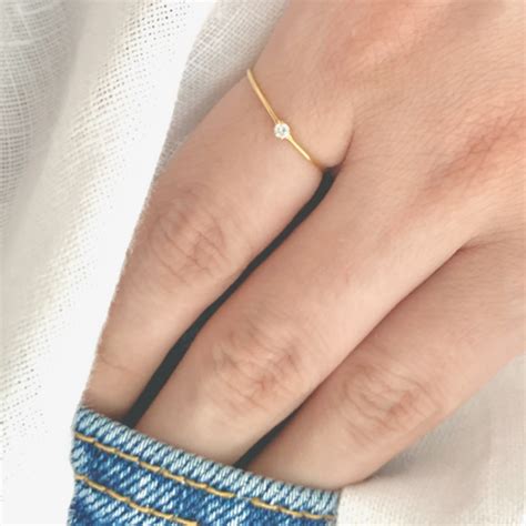 Diamond Thin Band – Thin Diamond Stacking Ring | Starkle