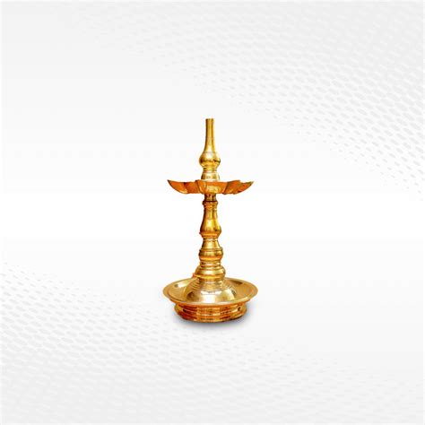 Kerala Fancy Vilakku | Handcrafted Pure Brass Pooja Lamp – The Bronze ...
