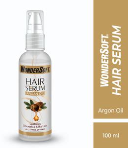 Wondersoft Professional Hair Serum with Argan oil For Smooth And Silky ...