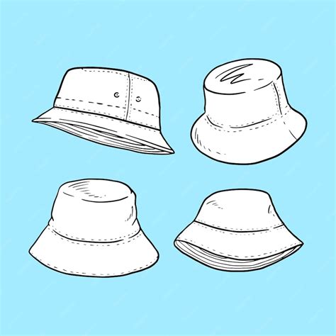 Bucket Hat Drawing Tutorial 的图像结果