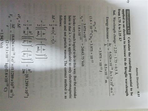 calculate the retarding potential to be applied to an electron to ...