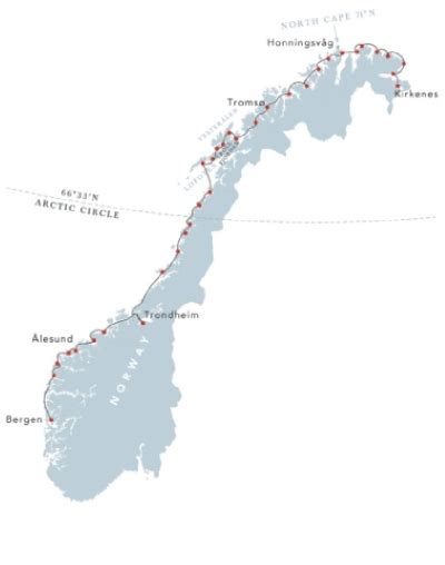 Discover Norway Hurtigruten Cruises Visit the Norwegian Round Voyage ...