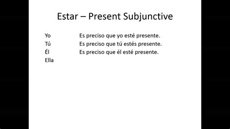 Yo Form Of Estar Present at Joan Fleming blog