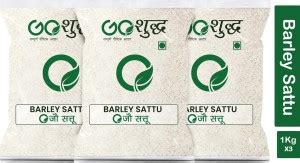 Goshudh Premium Quality Jau Sattu (Barley Sattu)-1Kg (Pack Of 3) 3000 g ...