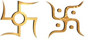 DECOR KAFE 12 cm Acrylic Decorative Swastik 3D Acrylic Mirror Wall ...