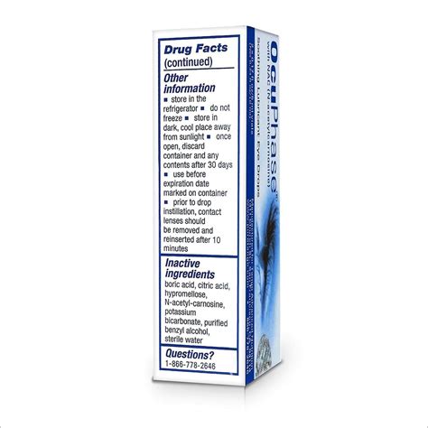 Buy OcuPhase Soothing Lubricant Eye Drops with NAC (N-Acetylcarnosine ...