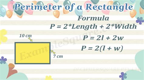 Image result for Perimeter for Rectangle
