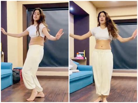 Janhvi Kapoor gives a glimpse of her belly dance session; Watch video ...