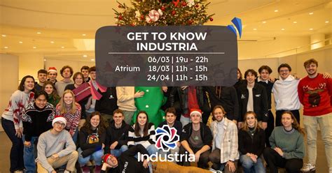 Get to know Industria, KU Leuven - Campus Groep T Atrium, 6 March 2025 ...