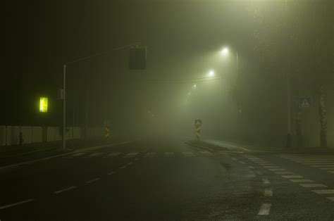 Plava rasvjeta u uvjetima magle - Svjetlosno onečišćenje