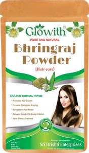 Glowith Bhringraj Powder for Hair Care | Natural Herbal Hair Growth ...