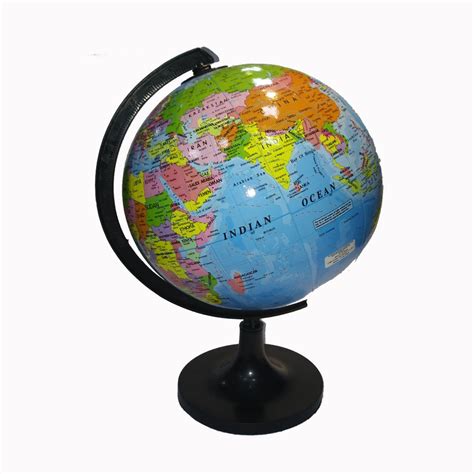 CRAFTWAFT Table TOP World Political Globe 30CM (Large) with Metal Base ...