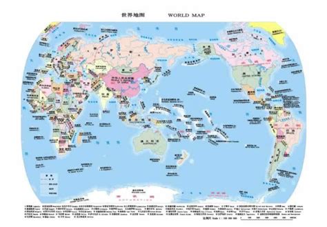 地图世界全图放大-千图网