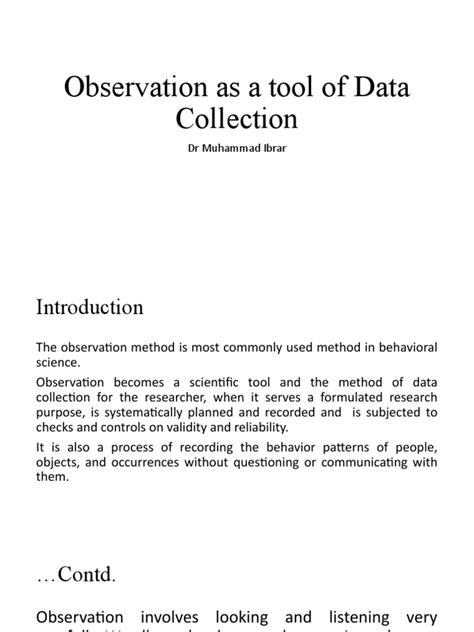 Observation Method of Data Collection 的图像结果
