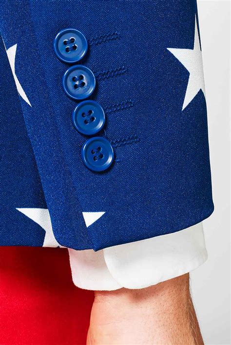 Stars and Stripes | American Flag Suit | 4th of July Outfit | OppoSuits