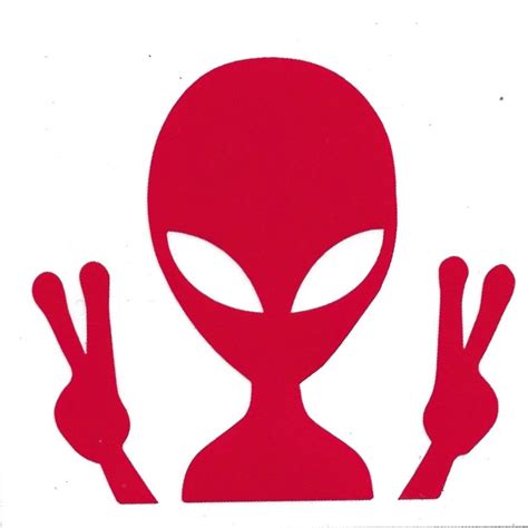 Alien Back Off Hand Decal 的图像结果