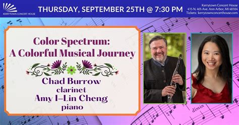 Chad Burrow, clarinet & Amy I-Lin Cheng, piano Color Spectrum: A ...
