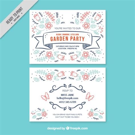 Page 3 | Carte Invitation Gouter - Vecteurs : téléchargez gratuitement ...