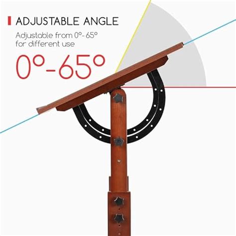 MEEDEN Vintage Wood Drafting Table & Stool Set, India | Ubuy