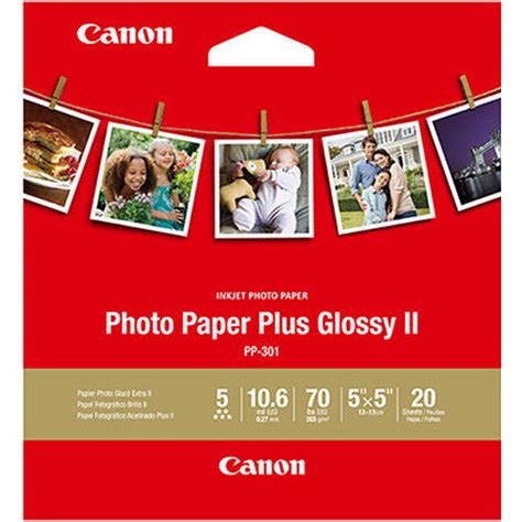 Photo Paper Plus Glossy II (5 x 5") India – Tanotis