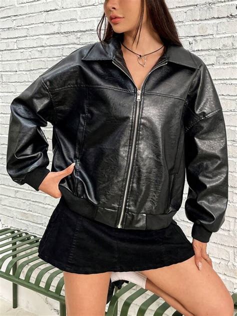 Search Leather jacket | SHEIN USA
