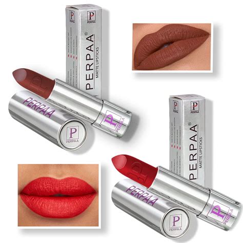 Buy PERPAA® Creamy Matte Bullet Push, Pop & Play Lipstick, Moisturizing ...