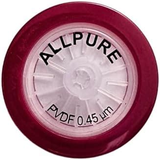 AANIJ® All pure Syringe Filter Hydrophobic PVDF Membrane Disc, 0.45 μm ...
